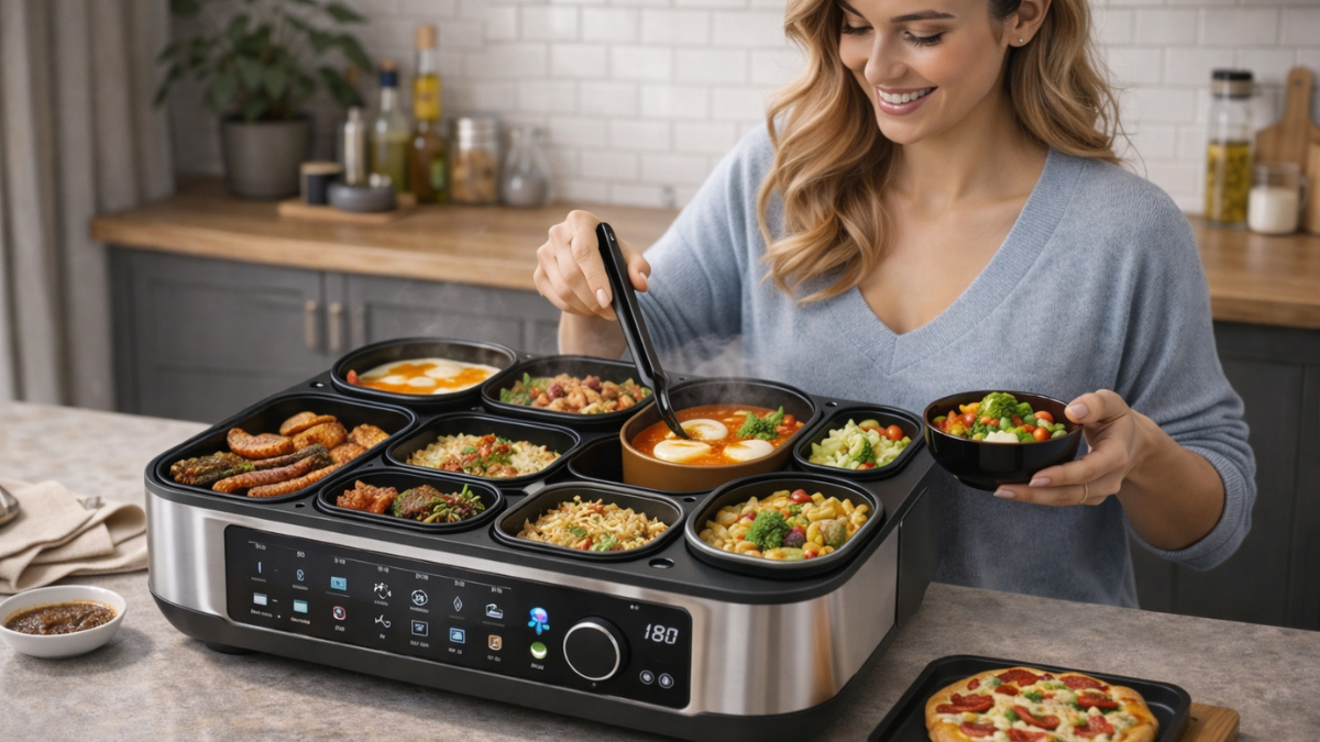 एक उपकरण में नौ पकाने की विधियाँ: नया किचन गैजेट