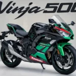Kawasaki Ninja 500 motorcycle with stunning design and mileage