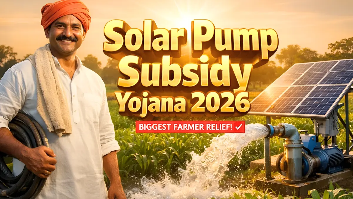 PM KUSUM solar pump subsidy program for farmers in 2026